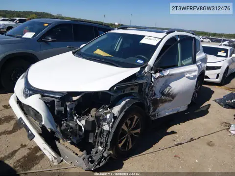 2016 Toyota Rav4 Xle VIN 2T3WFREV8GW312476 фото 3