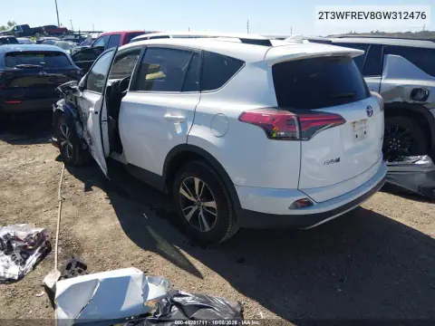 2016 Toyota Rav4 Xle VIN 2T3WFREV8GW312476 фото 4