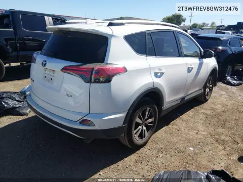 2016 Toyota Rav4 Xle VIN 2T3WFREV8GW312476 фото 5