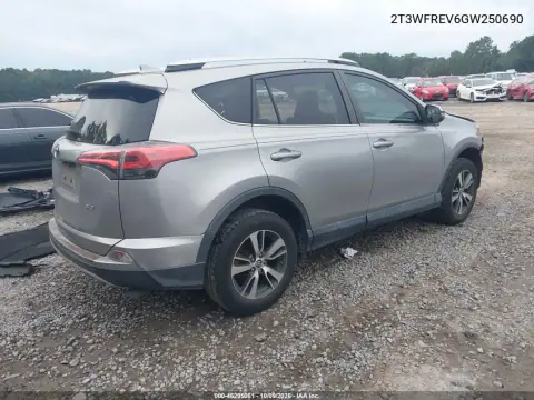 2016 Toyota Rav4 Xle VIN 2T3WFREV6GW250690 фото 5