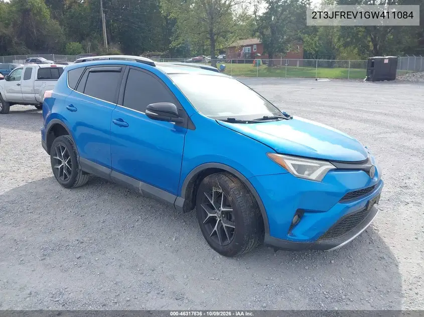 2016 Toyota Rav4 Se VIN 2T3JFREV1GW411084 фото 1