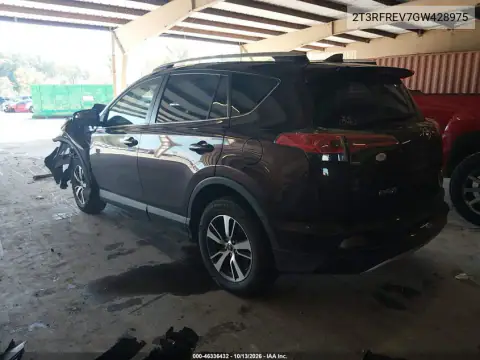2T3RFREV7GW428975 — 2016 Toyota RAV4, фото 3 с аукциона IAAI, Передняя часть