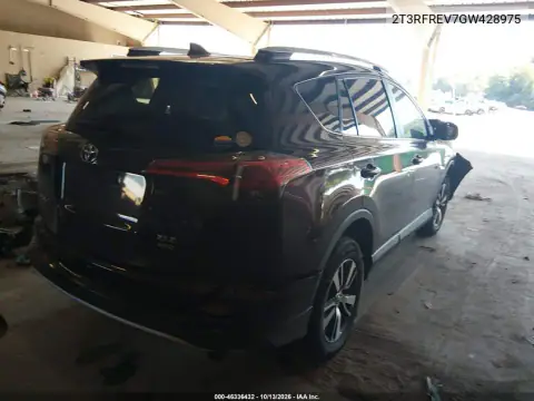 2T3RFREV7GW428975 — 2016 Toyota RAV4, фото 4 с аукциона IAAI, Передняя часть