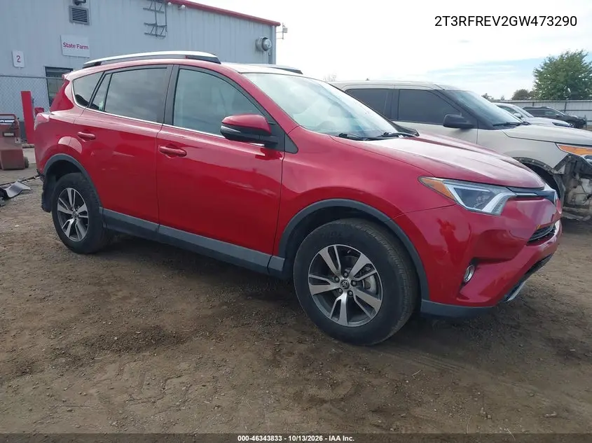 2016 Toyota Rav4 Xle VIN 2T3RFREV2GW473290 фото 2