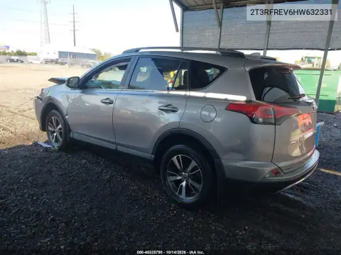 2T3RFREV6HW632331 — 2017 Toyota RAV4, фото 2 с аукциона IAAI, Передняя часть
