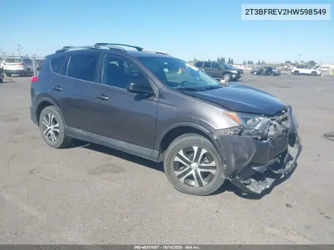 2T3BFREV2HW598549 — 2017 Toyota RAV4, фото 2 с аукциона IAAI, Передняя часть