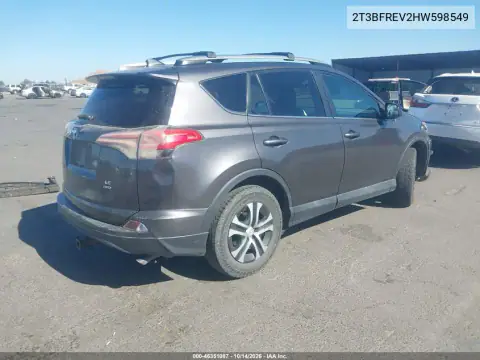 2T3BFREV2HW598549 — 2017 Toyota RAV4, фото 5 с аукциона IAAI, Передняя часть