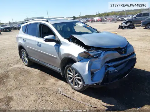 2T3YFREV6JW448296 — 2018 Toyota RAV4, Передняя часть, фото до ремонта