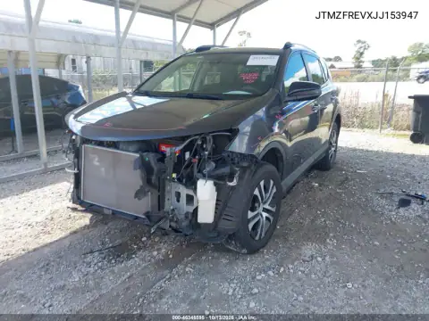JTMZFREVXJJ153947 — 2018 Toyota RAV4, Передняя часть, фото до ремонта