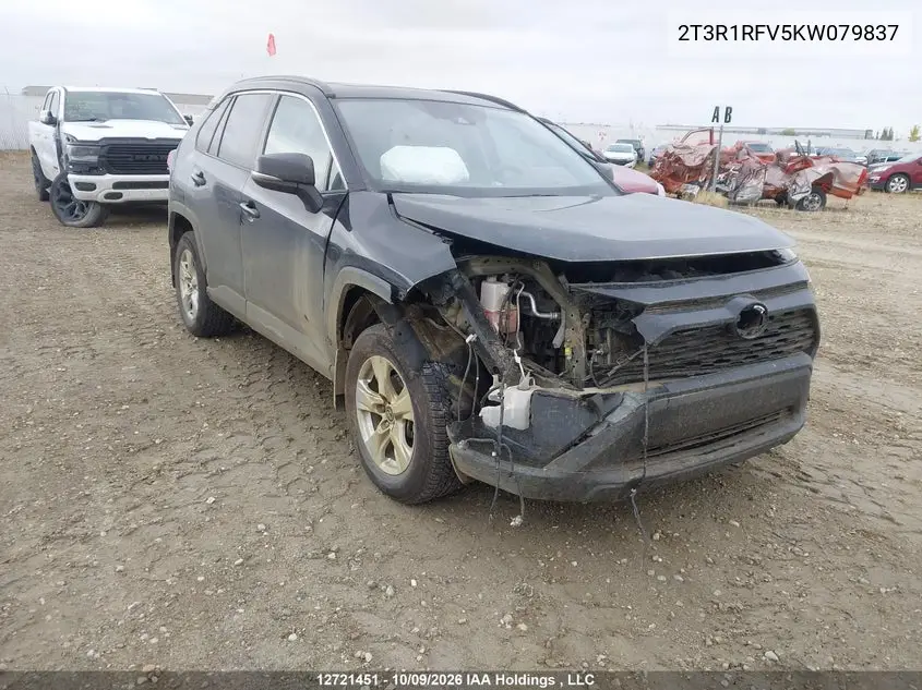 2019 Toyota Rav4 Xle VIN 2T3R1RFV5KW079837 фото 2
