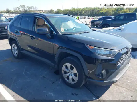 2T3H1RFVXKW036722 — 2019 Toyota RAV4, Левая сторона, фото до ремонта