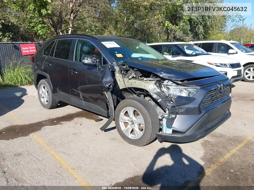 2019 Toyota Rav4 Xle VIN 2T3P1RFV3KC045632 фото 2