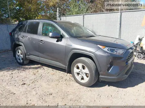 JTMRWRFV4KD003573 — 2019 Toyota RAV4, Град, фото до ремонта