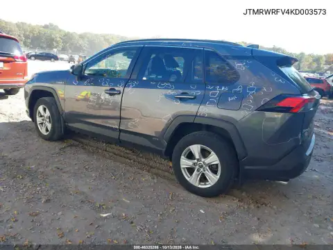 2019 Toyota Rav4 Hybrid Xle VIN JTMRWRFV4KD003573 фото 3