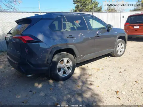 2019 Toyota Rav4 Hybrid Xle VIN JTMRWRFV4KD003573 фото 4