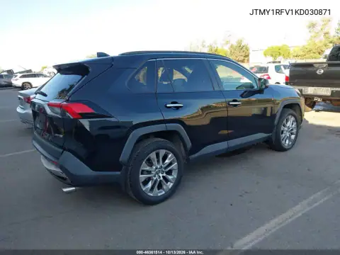 JTMY1RFV1KD030871 — 2019 Toyota RAV4, фото 5 с аукциона IAAI, Задняя часть