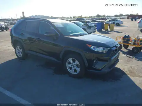 2020 Toyota Rav4 Xle VIN 2T3P1RFV5LC091321 фото 2
