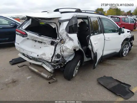 2T3P1RFV2LW102600 — 2020 Toyota RAV4, фото 5 с аукциона IAAI, Передняя часть
