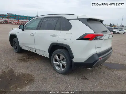2021 Toyota Rav4 Limited VIN 2T3DWRFV6MW123777 фото 4