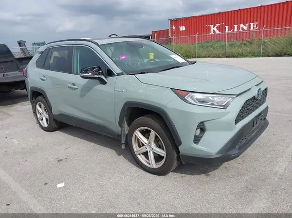 4T3B6RFV5MU047007 — 2021 Toyota RAV4, Град (Hail), фото до ремонта