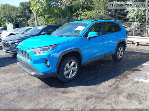 2021 Toyota Rav4 Hybrid Xle Premium VIN 4T3B6RFV3MU023899 фото 3