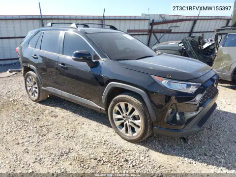 2T3C1RFVXMW155397 — 2021 Toyota RAV4, Сзади, фото до ремонта