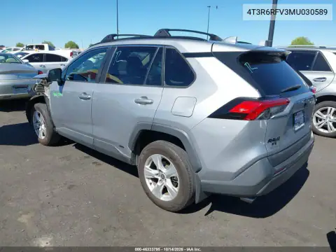 4T3R6RFV3MU030589 — 2021 Toyota RAV4, фото 4 с аукциона IAAI, Передняя часть