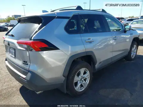 4T3R6RFV3MU030589 — 2021 Toyota RAV4, фото 5 с аукциона IAAI, Передняя часть