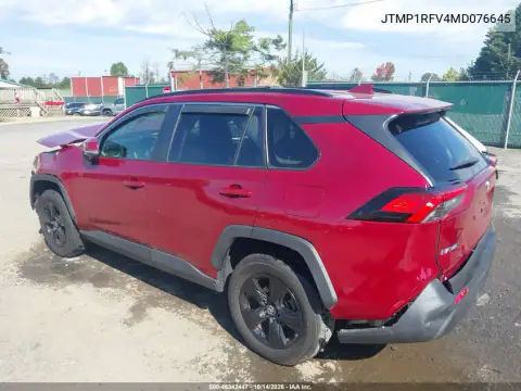 JTMP1RFV4MD076645 — 2021 Toyota RAV4, фото 4 с аукциона IAAI, Передняя часть