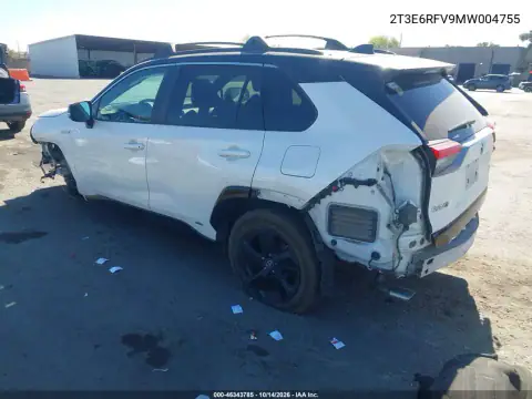 2T3E6RFV9MW004755 — 2021 Toyota RAV4, фото 4 с аукциона IAAI, Передняя часть