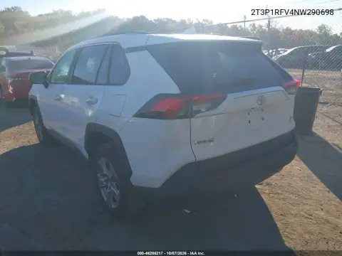 2022 Toyota Rav4 Xle VIN 2T3P1RFV4NW290698 фото 4