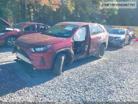 2022 Toyota Rav4 Le VIN JTMF1RFV9ND087797 фото 3