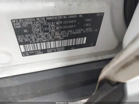 2022 Toyota Rav4 Xle VIN 2T3P1RFV1NW297754 фото 10