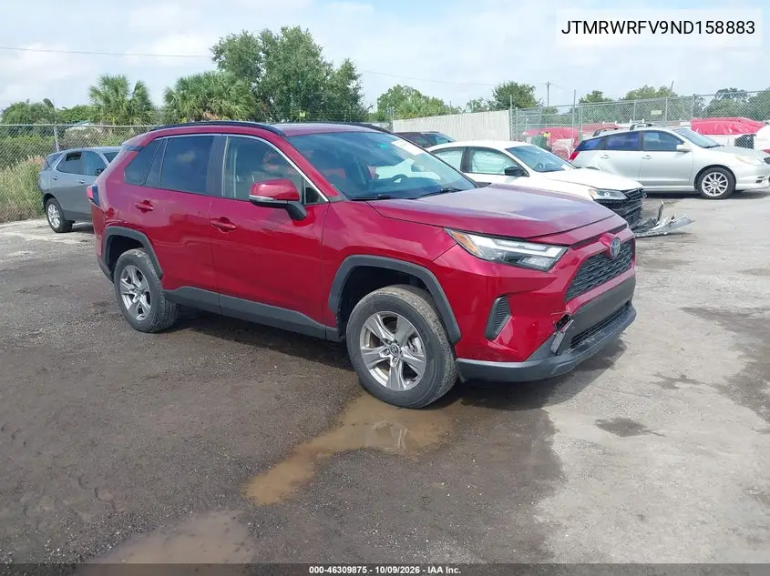 2022 Toyota Rav4 Hybrid Xle VIN JTMRWRFV9ND158883 фото 2