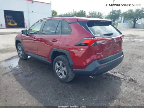 2022 Toyota Rav4 Hybrid Xle VIN JTMRWRFV9ND158883 фото 4