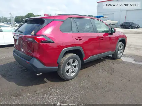 2022 Toyota Rav4 Hybrid Xle VIN JTMRWRFV9ND158883 фото 5