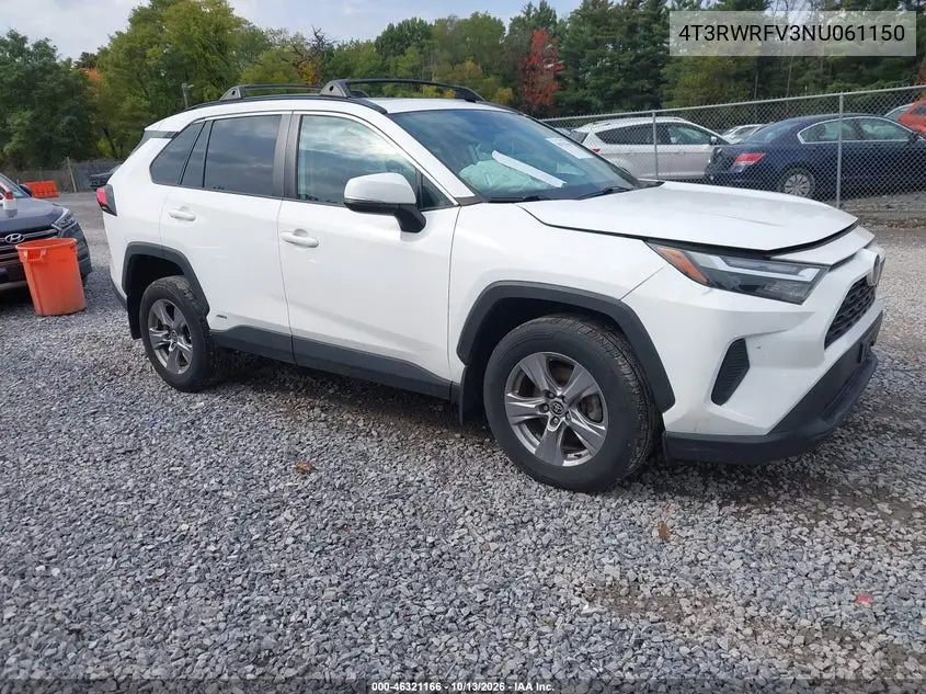 4T3RWRFV3NU061150 Toyota RAV4 2022 — повреждение Передняя часть, фото до ремонта