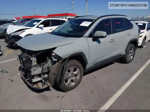 2022 Toyota Rav4 Xle VIN 2T3W1RFV1NW223150 фото 3