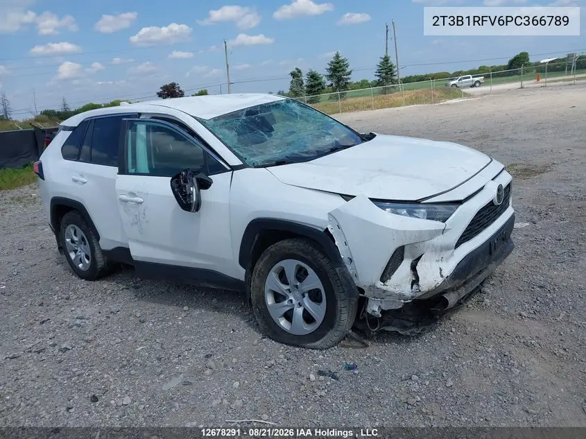 2023 Toyota Rav4 Le VIN 2T3B1RFV6PC366789 фото 1