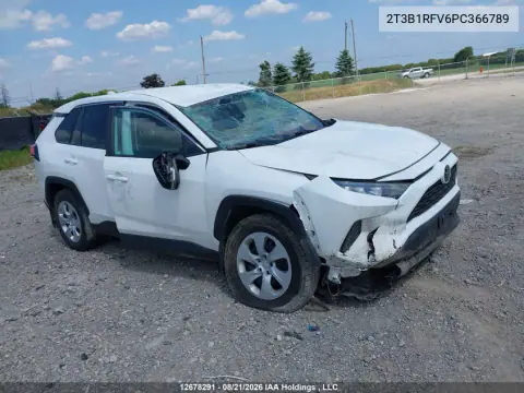 2T3B1RFV6PC366789 — 2023 Toyota RAV4, Передняя часть, фото до ремонта