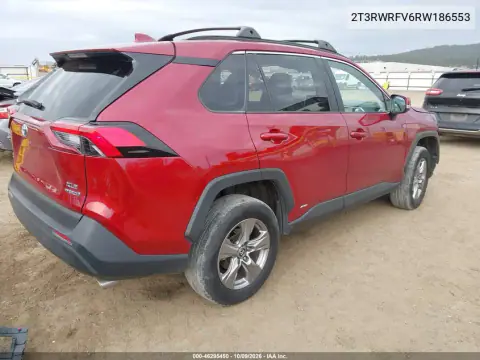 2024 Toyota Rav4 Hybrid Xle VIN 2T3RWRFV6RW186553 фото 4