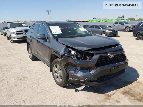 2T3P1RFV7RW450983 — 2024 Toyota RAV4, Передняя часть, фото до ремонта