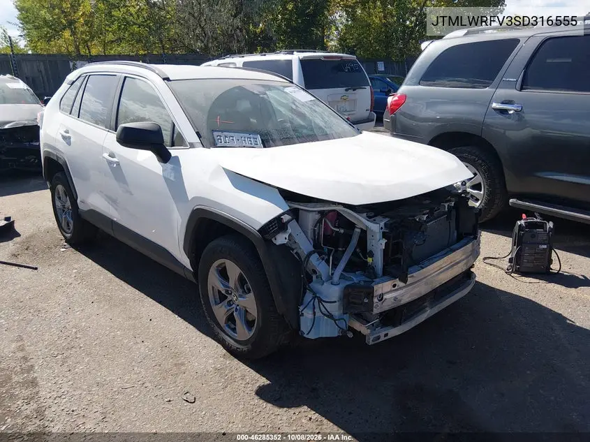 2025 Toyota Rav4 Hybrid Le VIN JTMLWRFV3SD316555 фото 1