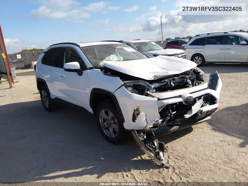 2T3W1RFV3SC322405 Toyota RAV4 2025 — повреждение Передняя часть, фото до ремонта