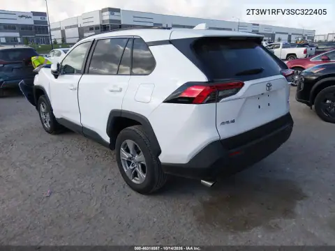 2T3W1RFV3SC322405 — 2025 Toyota RAV4, фото 3 с аукциона IAAI, Передняя часть