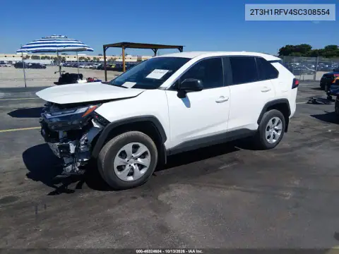 2T3H1RFV4SC308554 — 2025 Toyota RAV4, фото 3 с аукциона IAAI, Передняя и задняя части