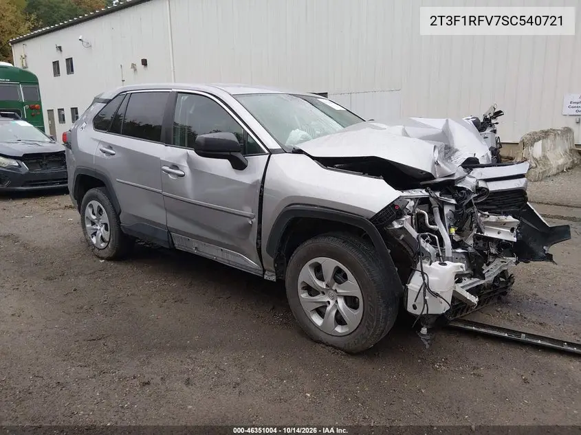 2T3F1RFV7SC540721 Toyota RAV4 2025 — повреждение Передняя часть, фото до ремонта