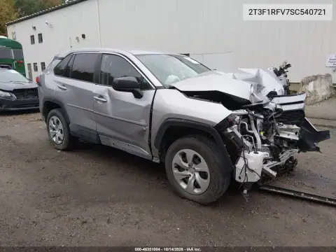 2T3F1RFV7SC540721 — 2025 Toyota RAV4, Передняя часть, фото до ремонта
