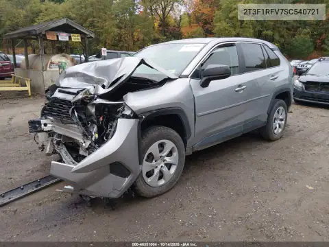 2T3F1RFV7SC540721 — 2025 Toyota RAV4, фото 2 с аукциона IAAI, Передняя часть