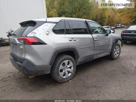 2T3F1RFV7SC540721 — 2025 Toyota RAV4, фото 4 с аукциона IAAI, Передняя часть
